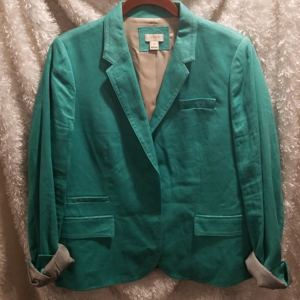 Teal J.Crew Blazer